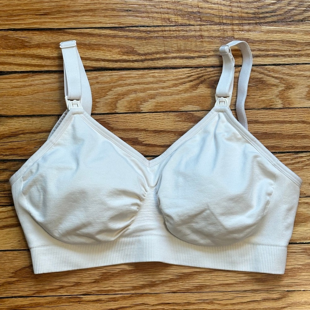 HOFISH Wireless Maternity Nursing Bra Seamless Comfort‎ Sleep Bra Large